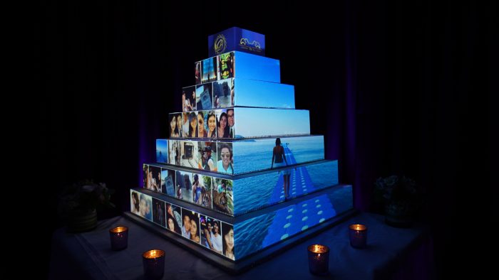 3D Projection Mapping Cake: Couple's Photos